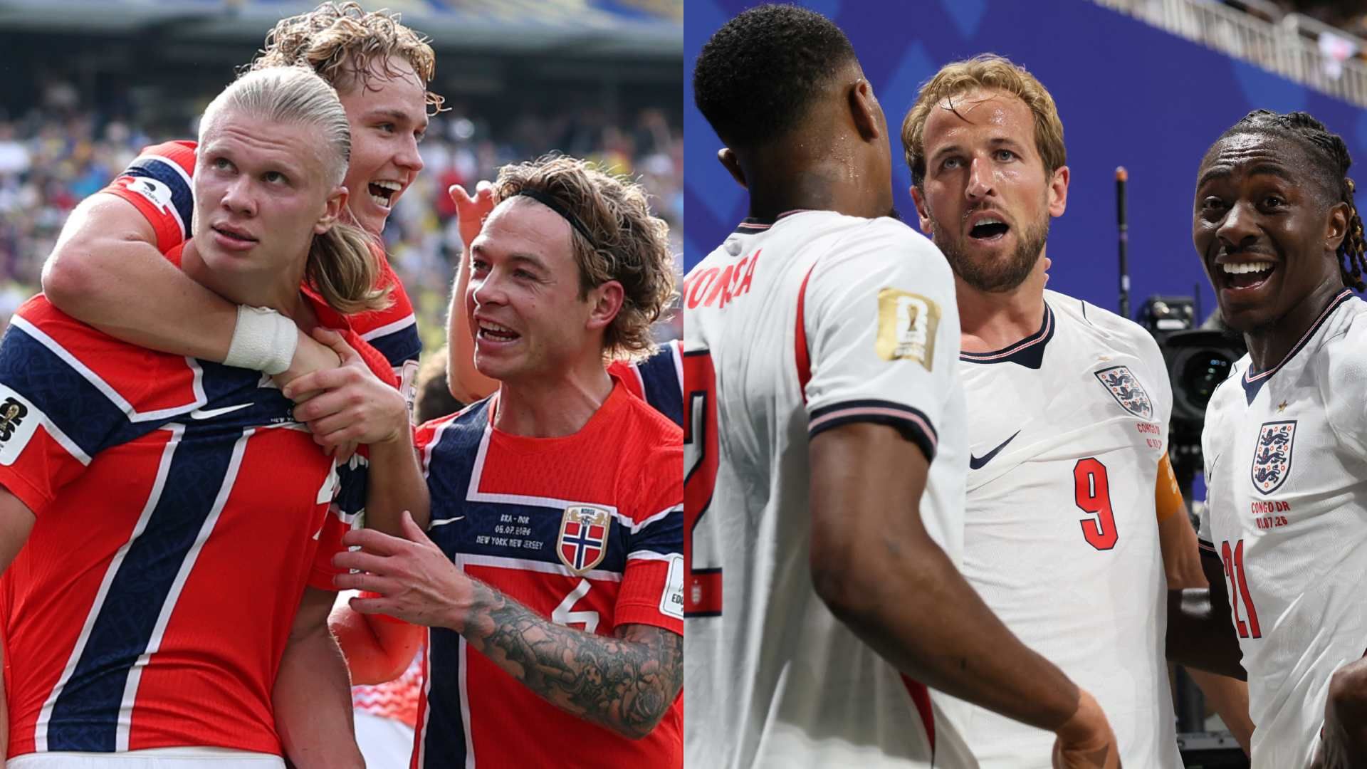 ノルウェーvsイングランドのスタメン・見どころ・注目選手｜W杯準々